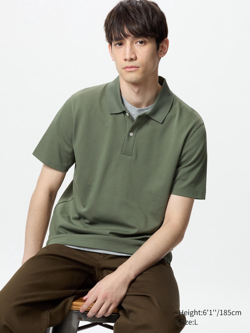 AIRism Cotton Pique Polo Shirt_57