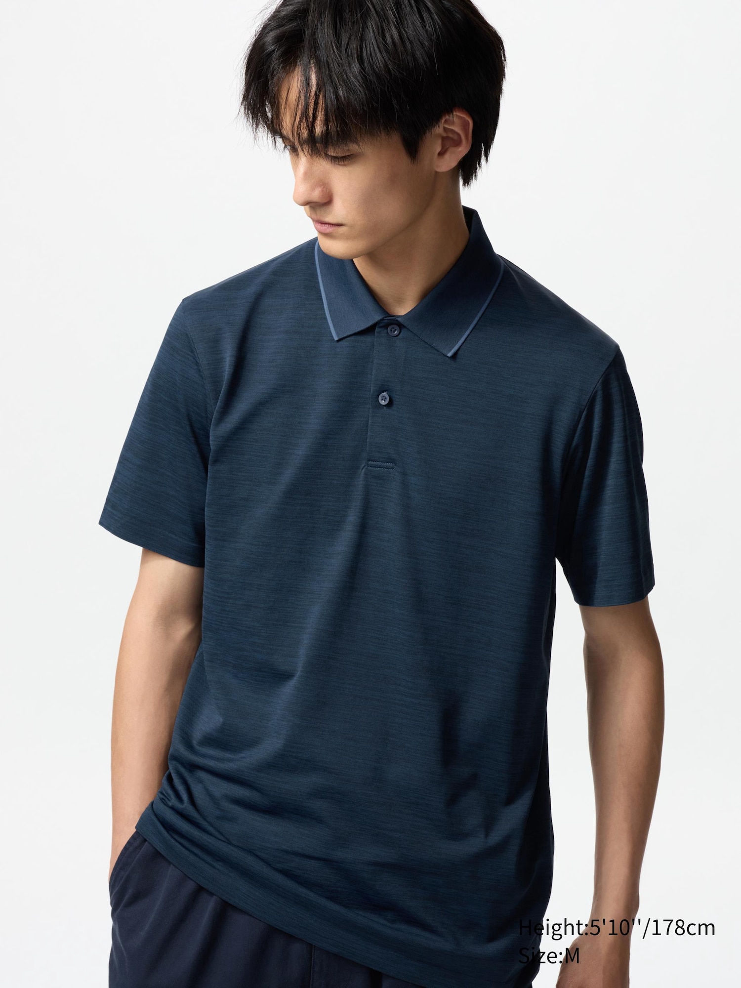 UNIQLO ドライEXポロシャツ ブラック 2024SS - メルカリ