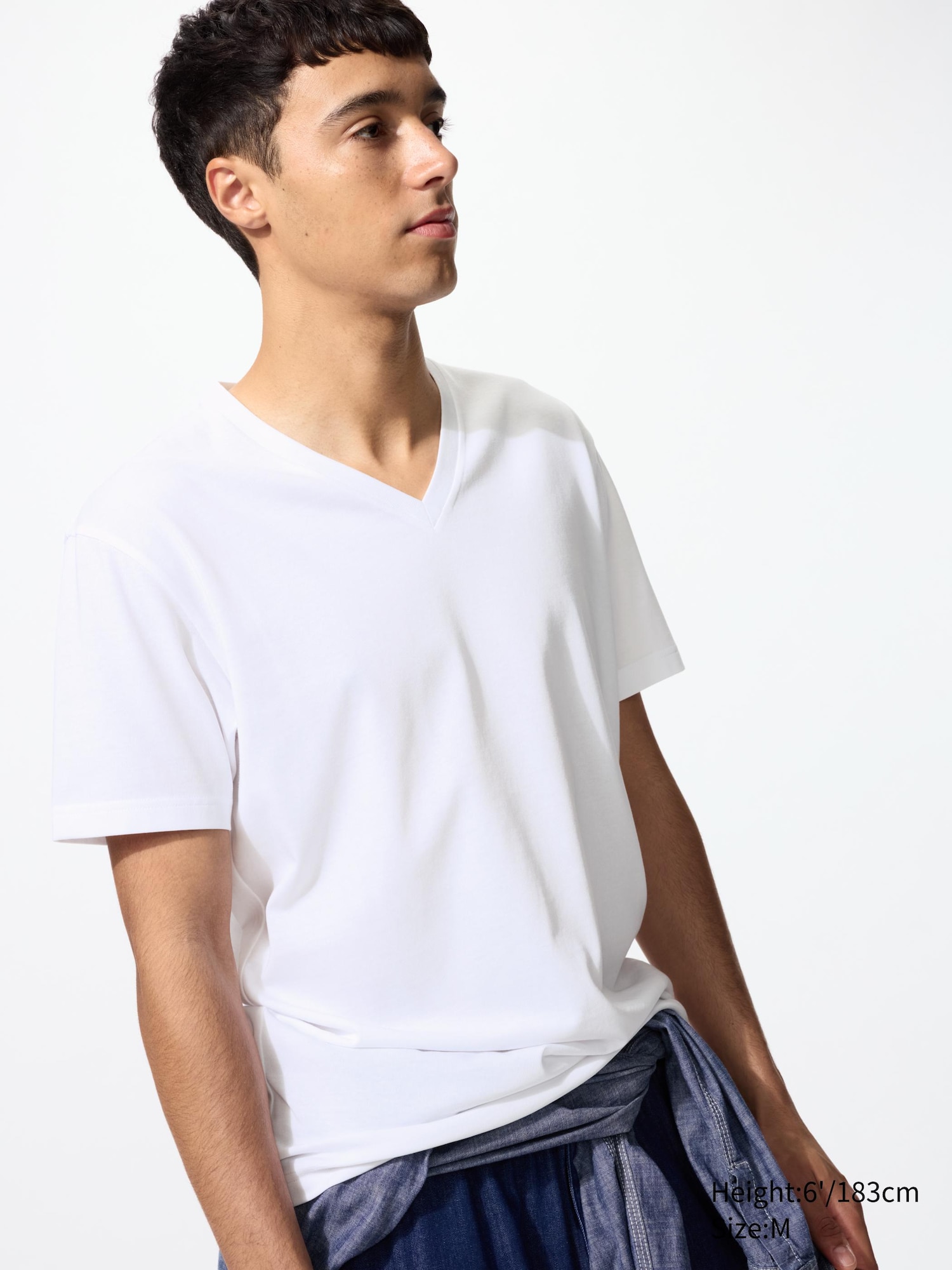 Men's T-Shirts (V-Neck) | UNIQLO US