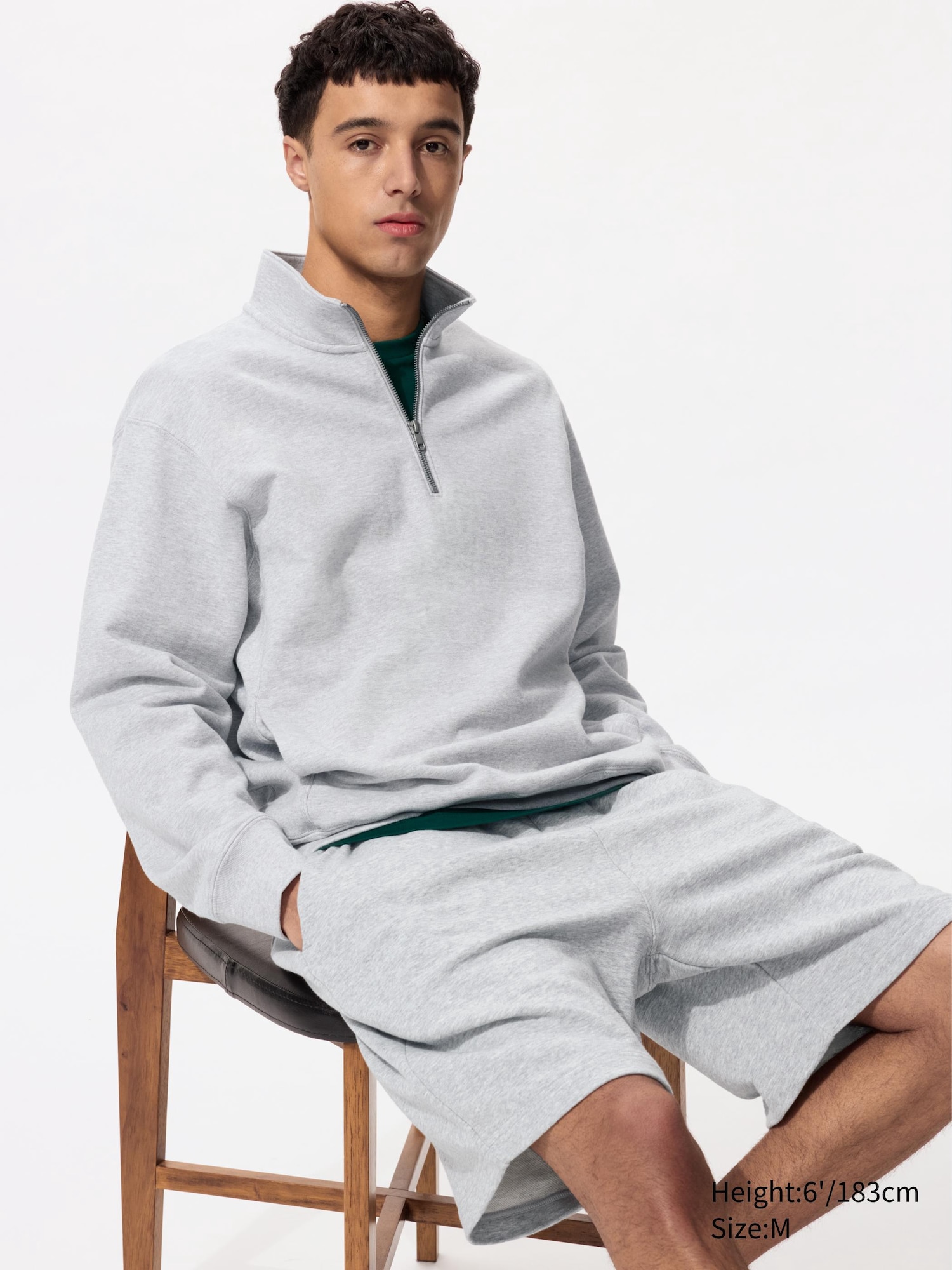 Sweat Oversized Full-Zip Hoodie | UNIQLO US