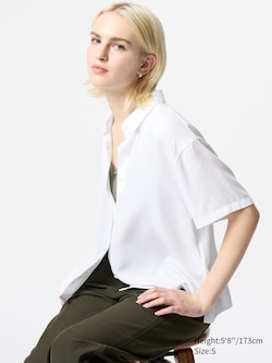 Classic Button Up Blouse | Short Sleeve