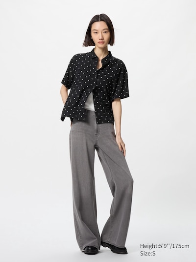 Rayon Blouse (Printed, Short Sleeve)