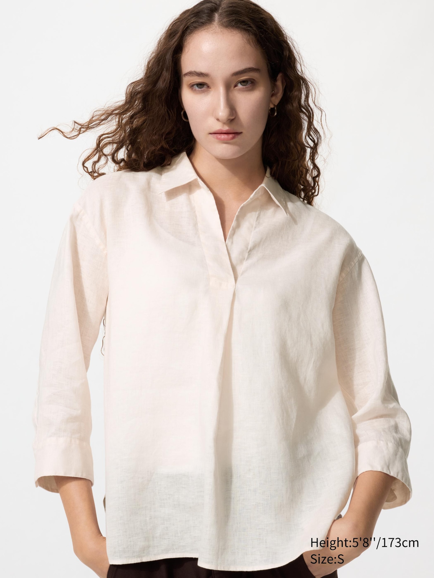Premium Linen Skipper Collar Shirt | UNIQLO US