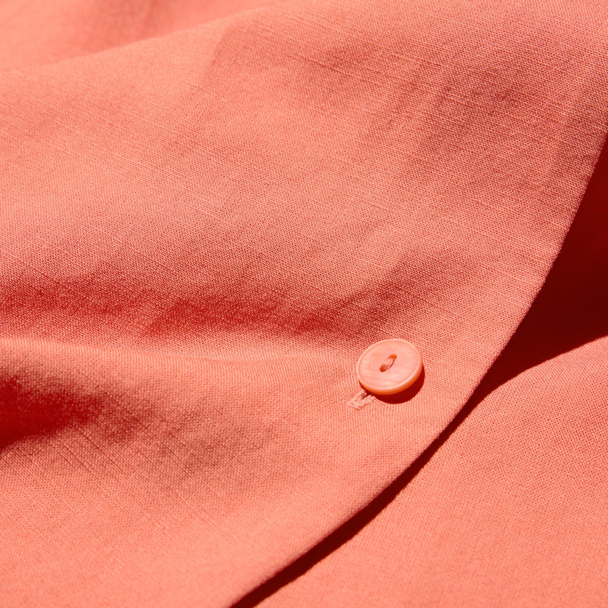 The smooth texture of rayon with the cool feel of linen.