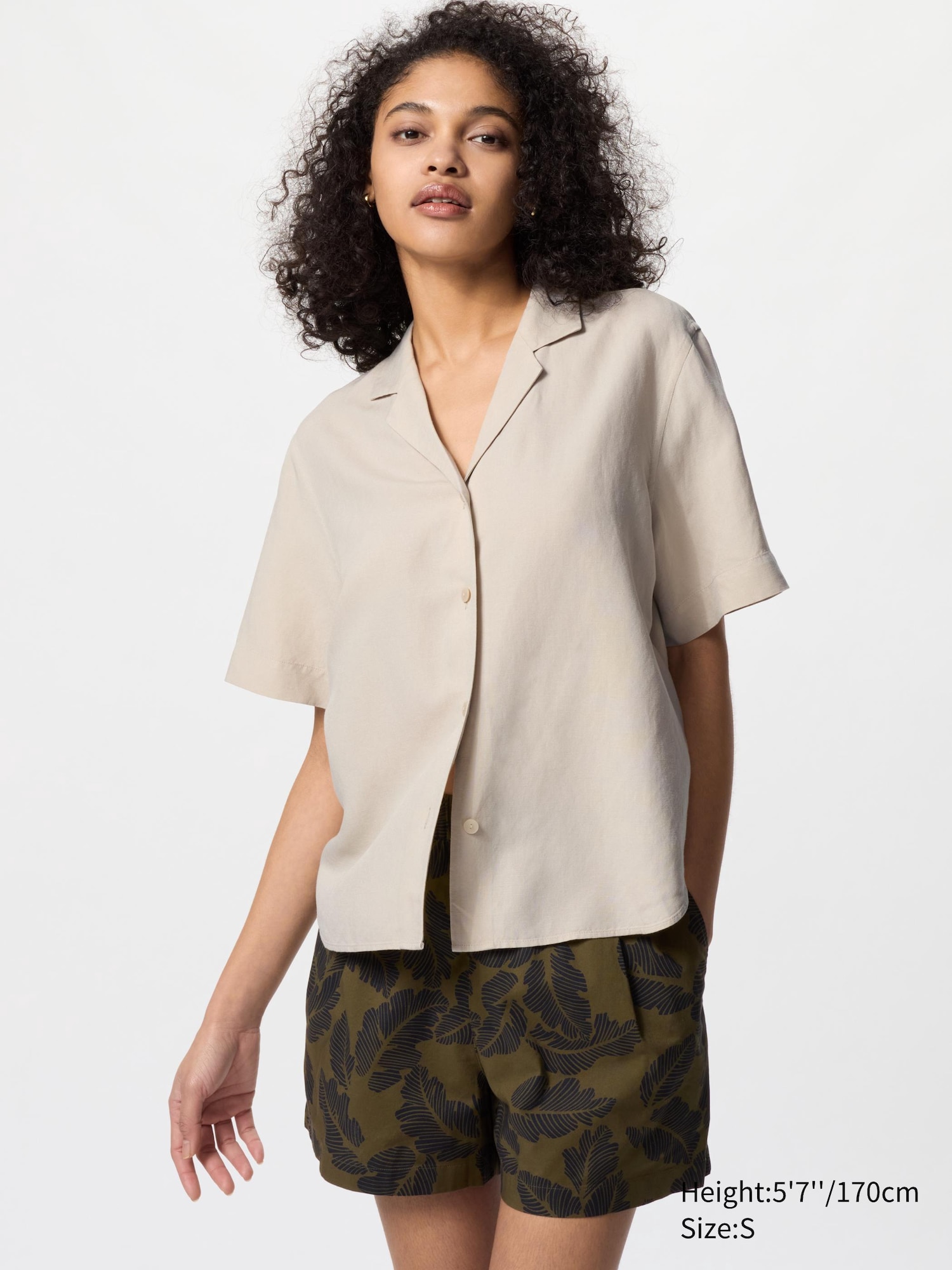 ⭐︎MEER. OPEN COLLAR SHORT SHIRT⭐︎ Open Collar Shirt | Short Sleeve | UNIQLO US
