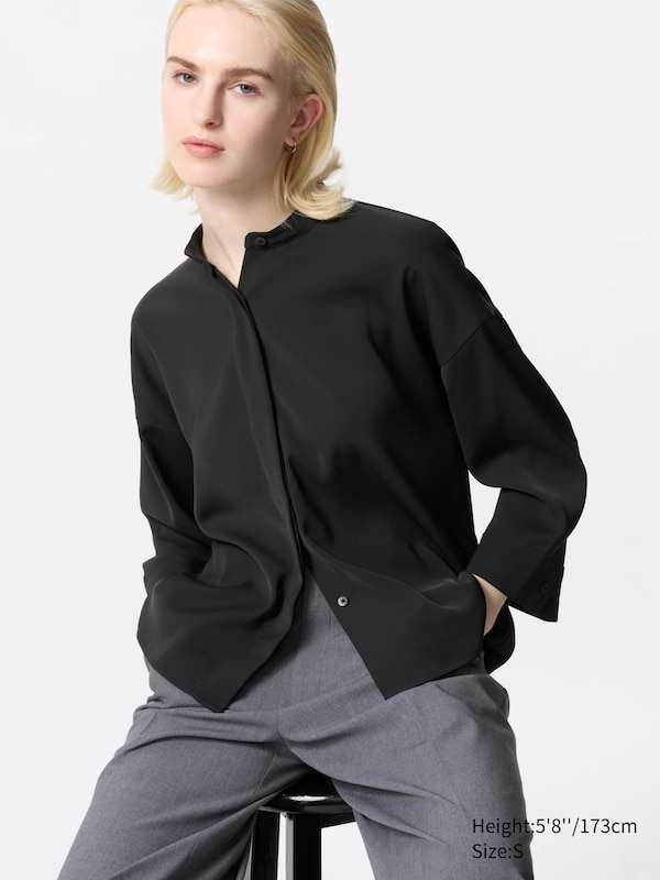 Drape Blouse | 3/4 Sleeve