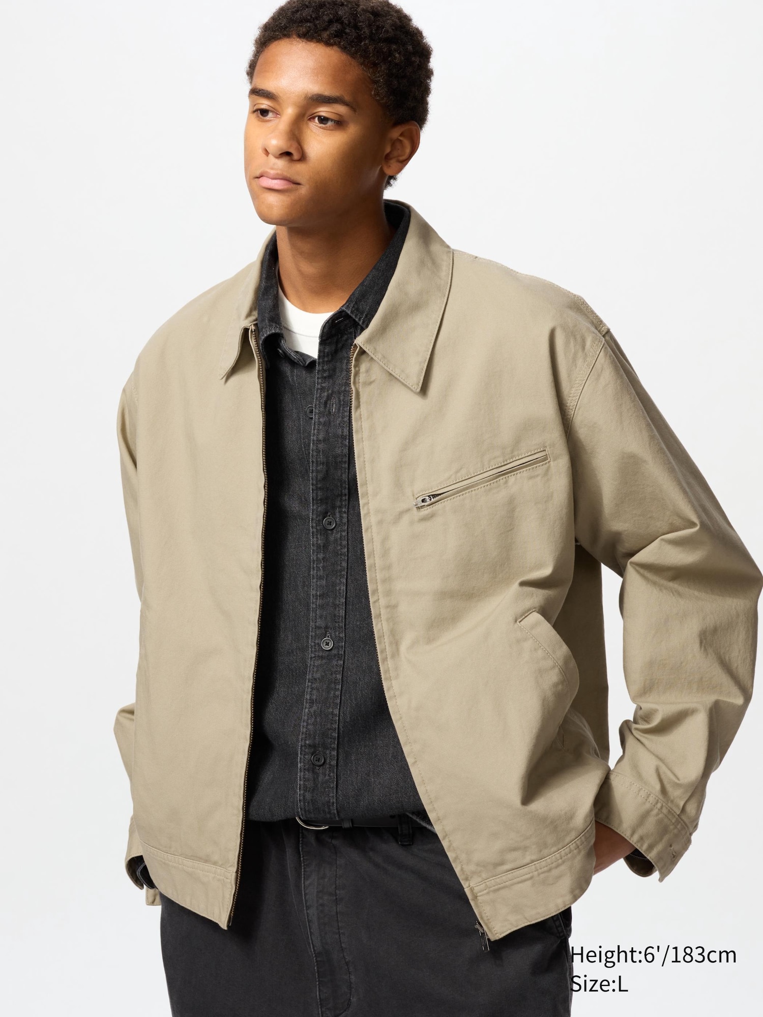 Zip-Up Blouson | UNIQLO US