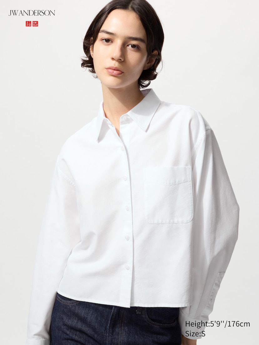 Oxford Boxy Cropped Shirt_00