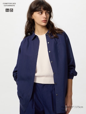 Linen Blend Oversized Shirt