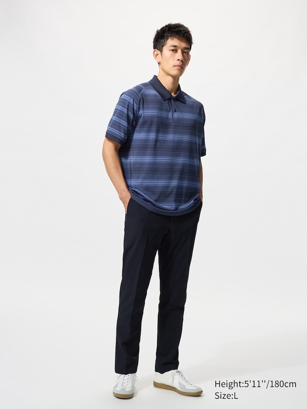 DRY-EX Polo Shirt | Adam Scott | Striped