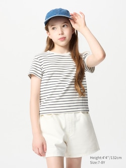 Soft Ribbed Mini T-Shirt | Striped
