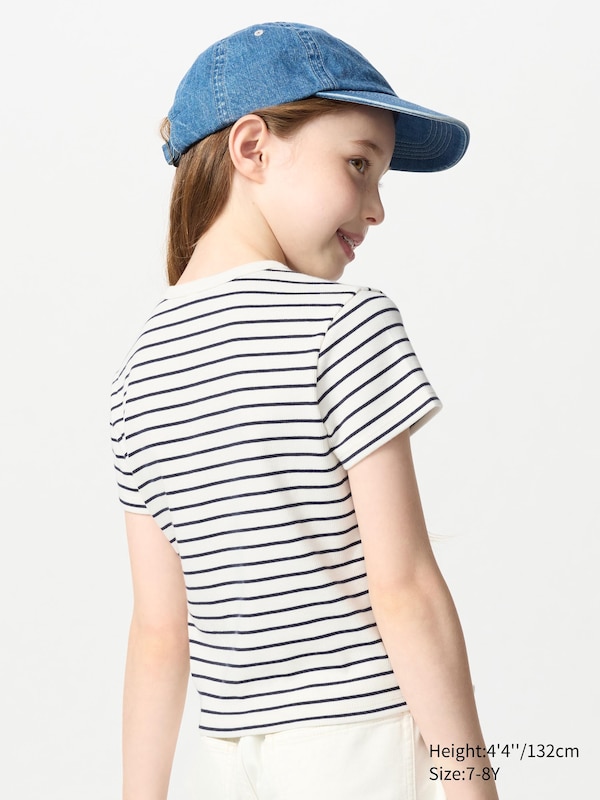 Soft Ribbed Mini T-Shirt | Striped