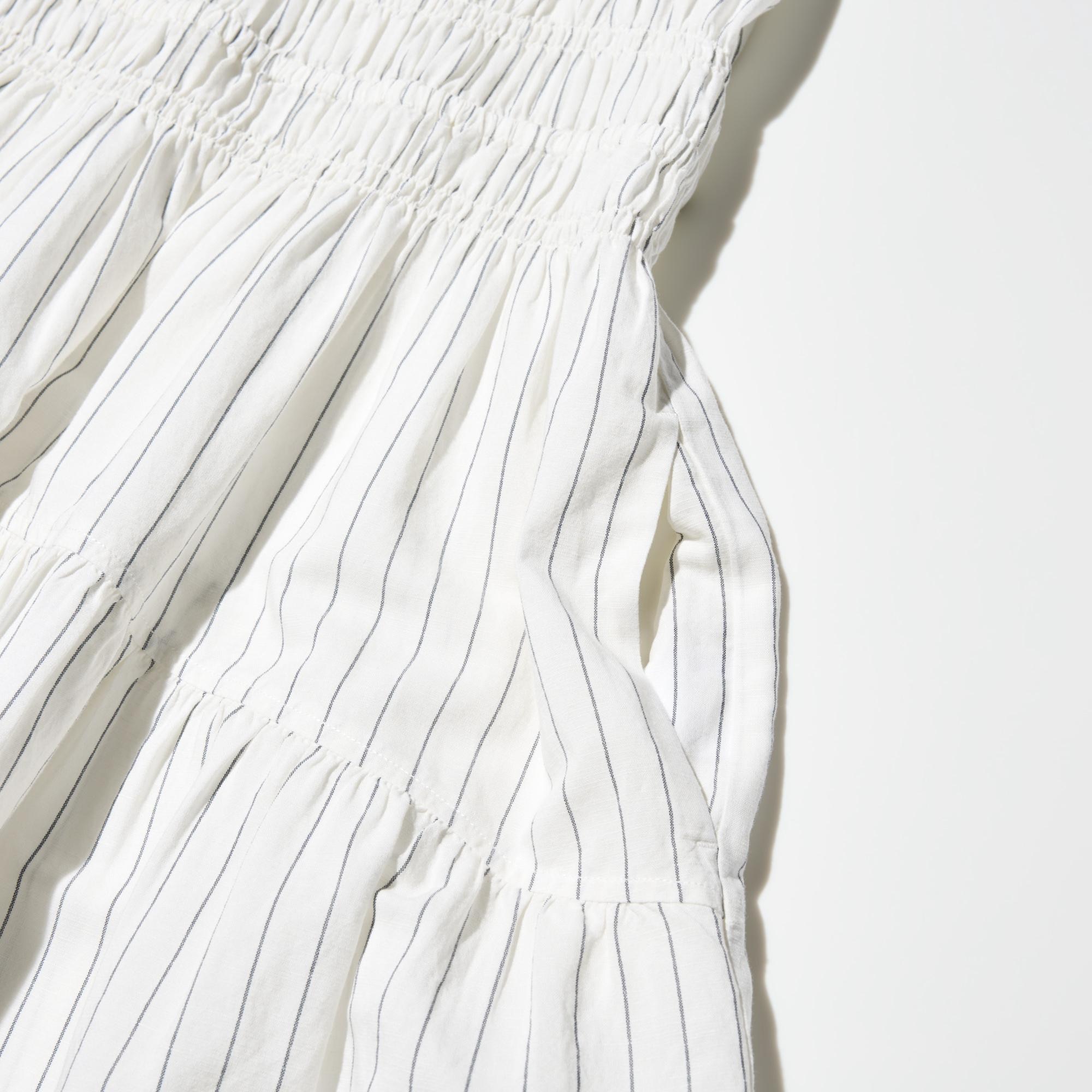 Linen Blend Camisole Dress | Striped | UNIQLO US