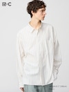 Broadcloth Oversized Shirt | Striped