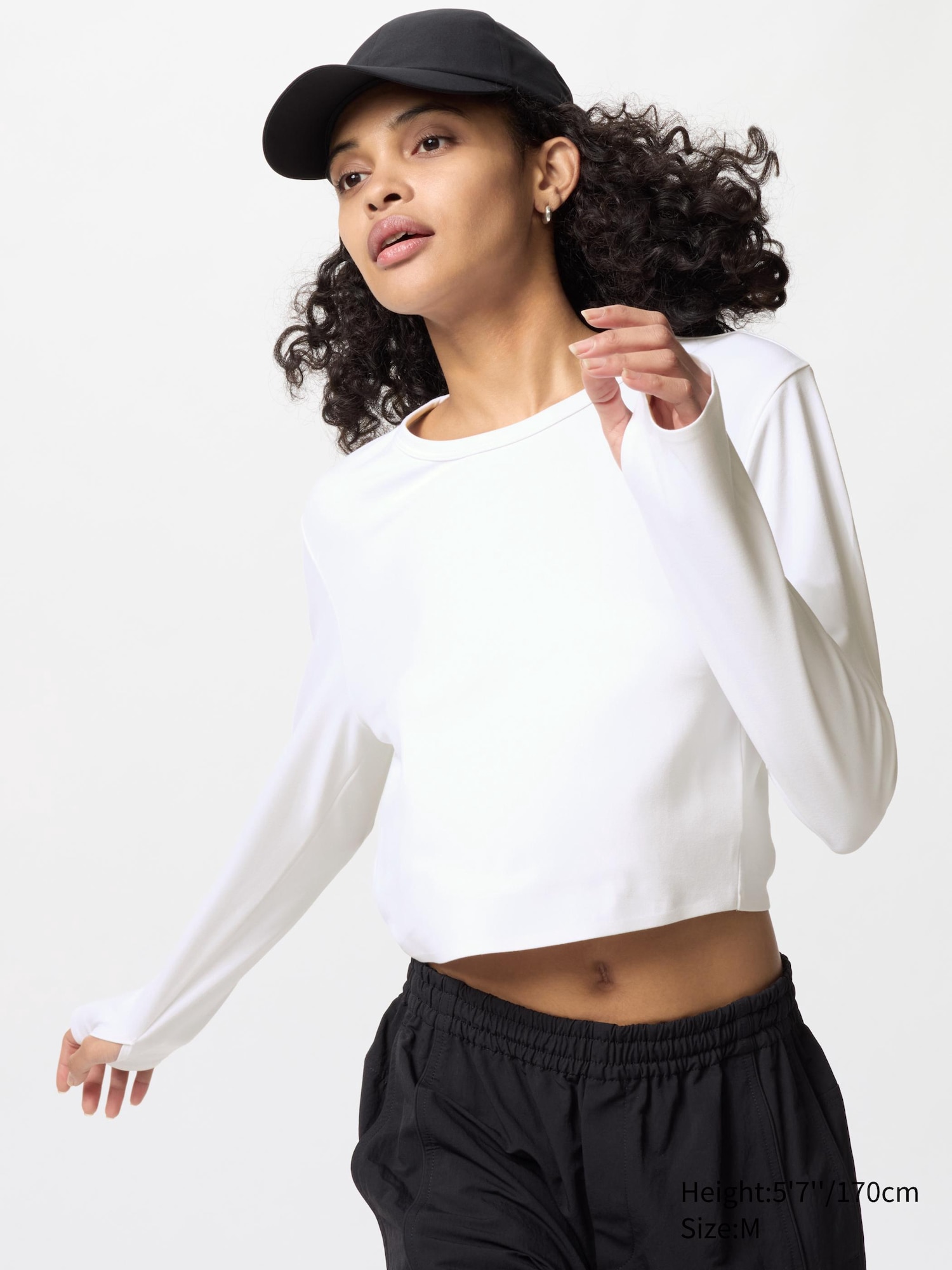 AIRism Soft Cropped T-Shirt