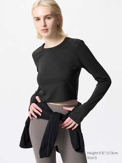 AIRism Soft Cropped T-Shirt