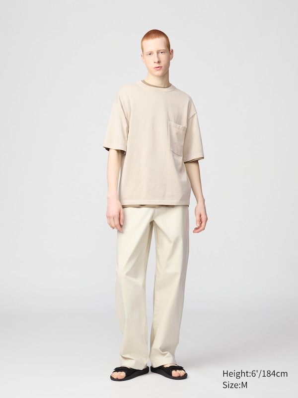 Crew Neck Sweater | Short Sleeve