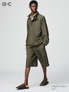 Wide Fit Cargo Half Pants | 9"