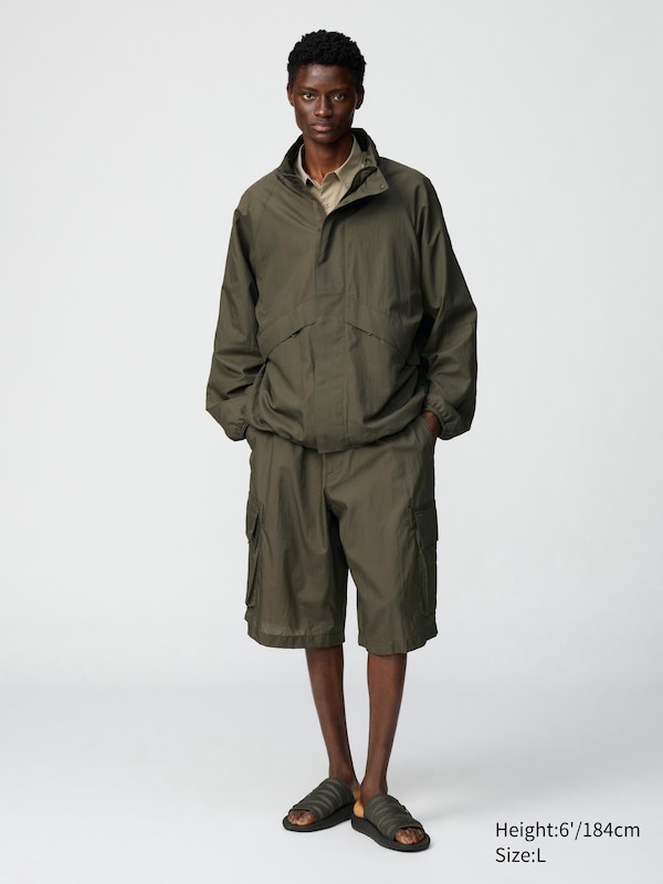 Wide Fit Cargo Half Pants | 9"
