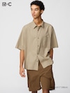 Broadcloth Oversized Shirt | Short Sleeve