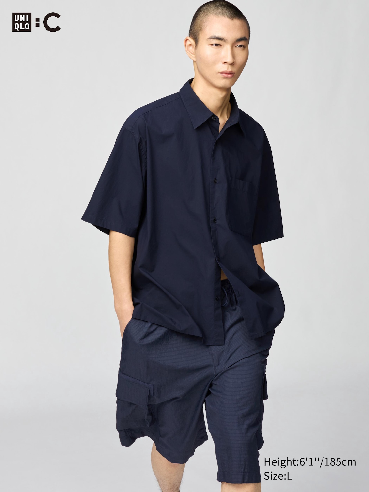 Broadcloth Oversized Shirt | Short Sleeve