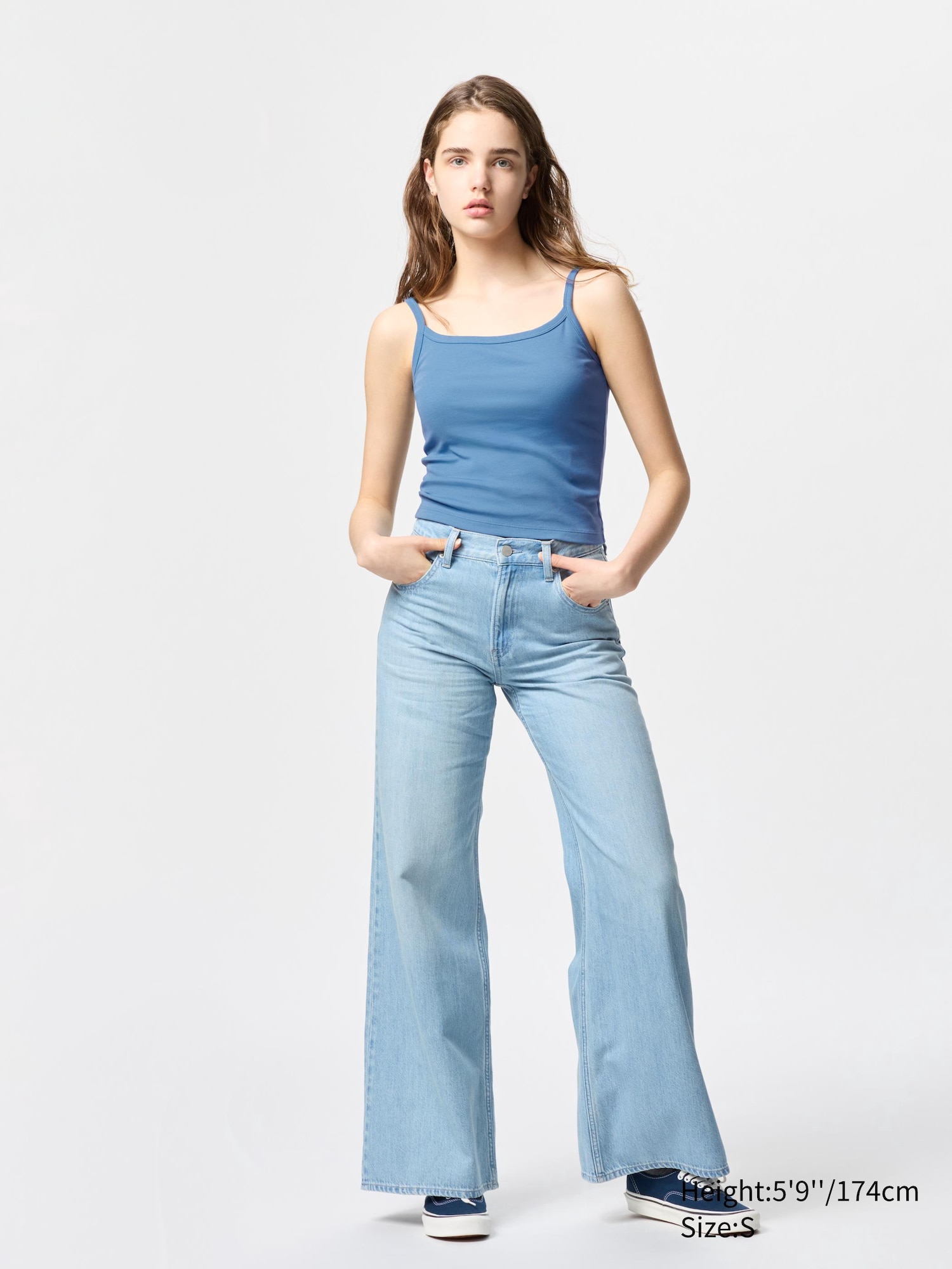 トップス enof ace camisole blue AE Cami