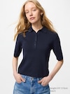 Polo Short Sleeve Sweater