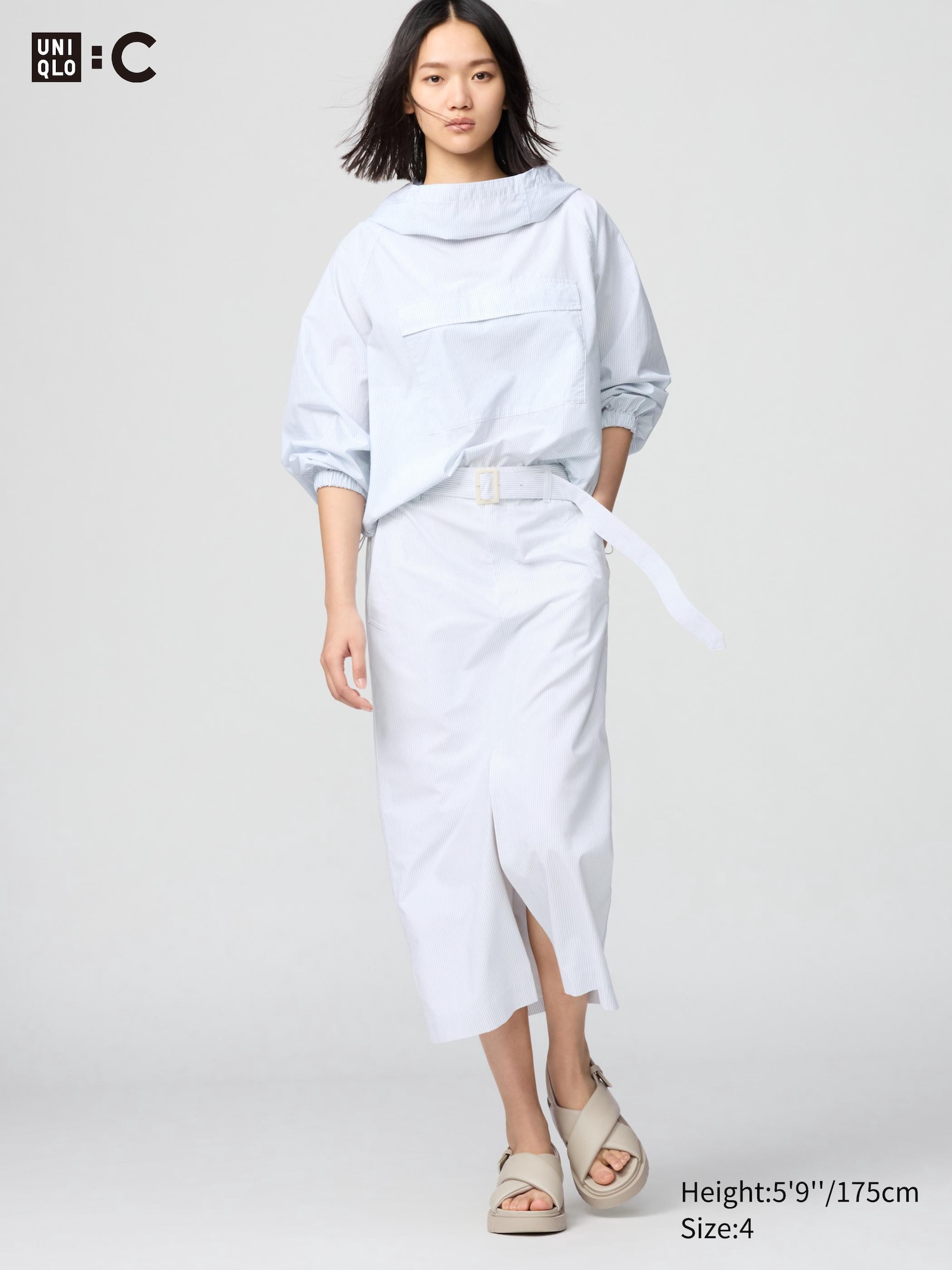 UNIQLOC【ユニクロC】 フーデッドプルオーバーシャツ - メルカリ