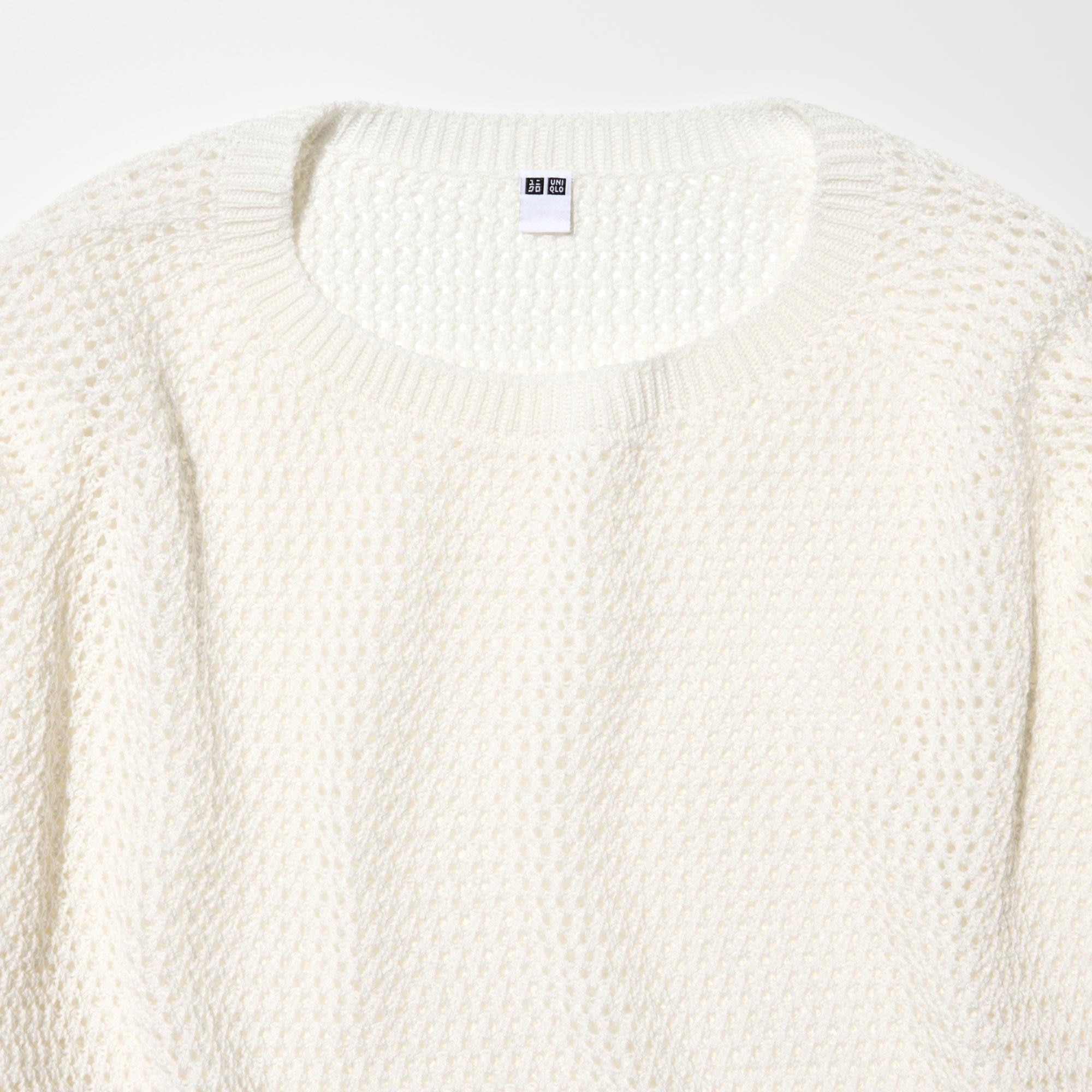 3D Knit Mesh Sweater | UNIQLO US