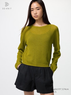 3D Knit Mesh Sweater