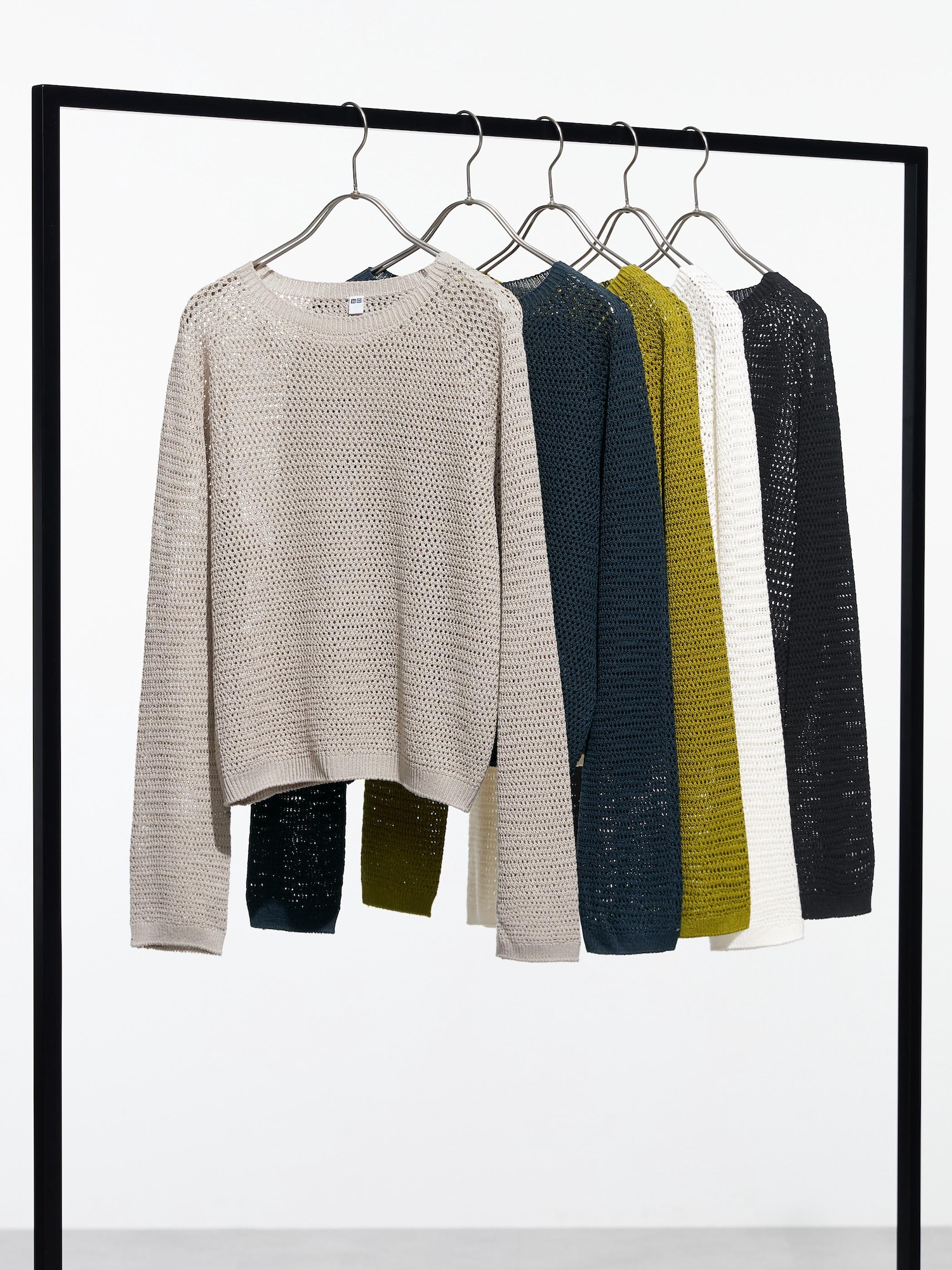 3D Knit Mesh Sweater