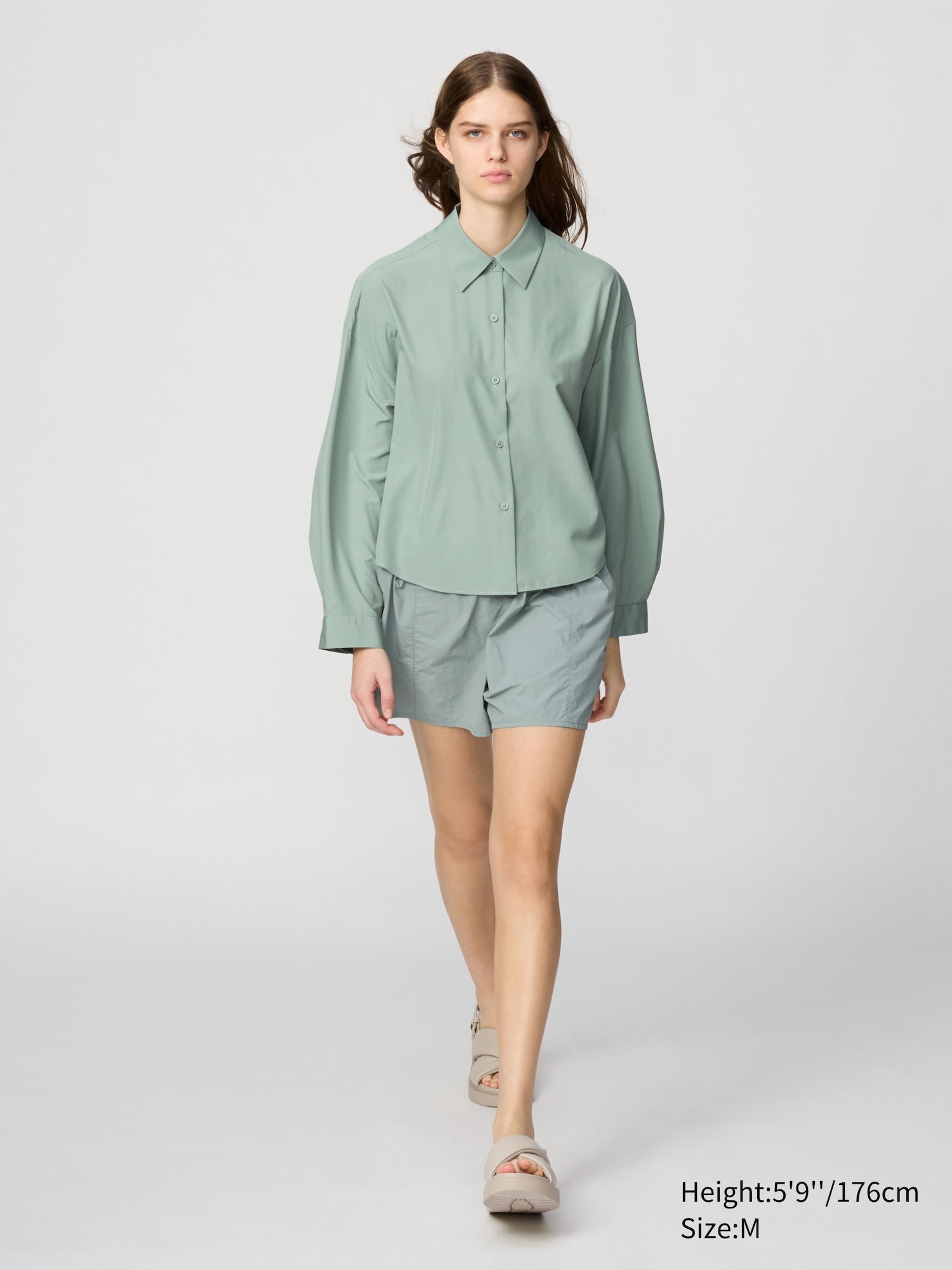 Cropped Long Sleeve Shirt