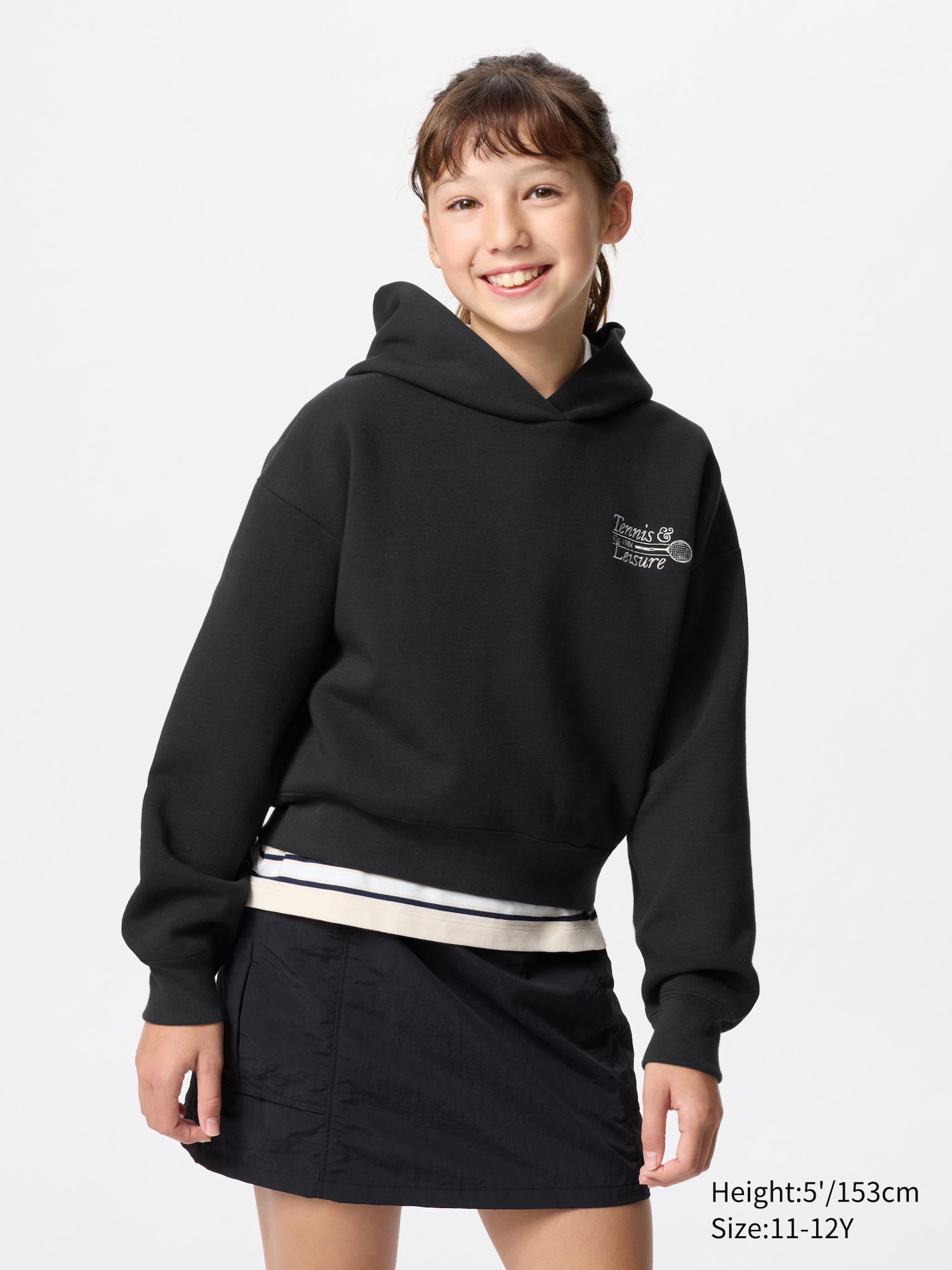 DRY Sweat Cropped Graphic Hoodie | UNIQLO US