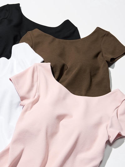 AIRism Cotton Low Back Bra T-Shirt