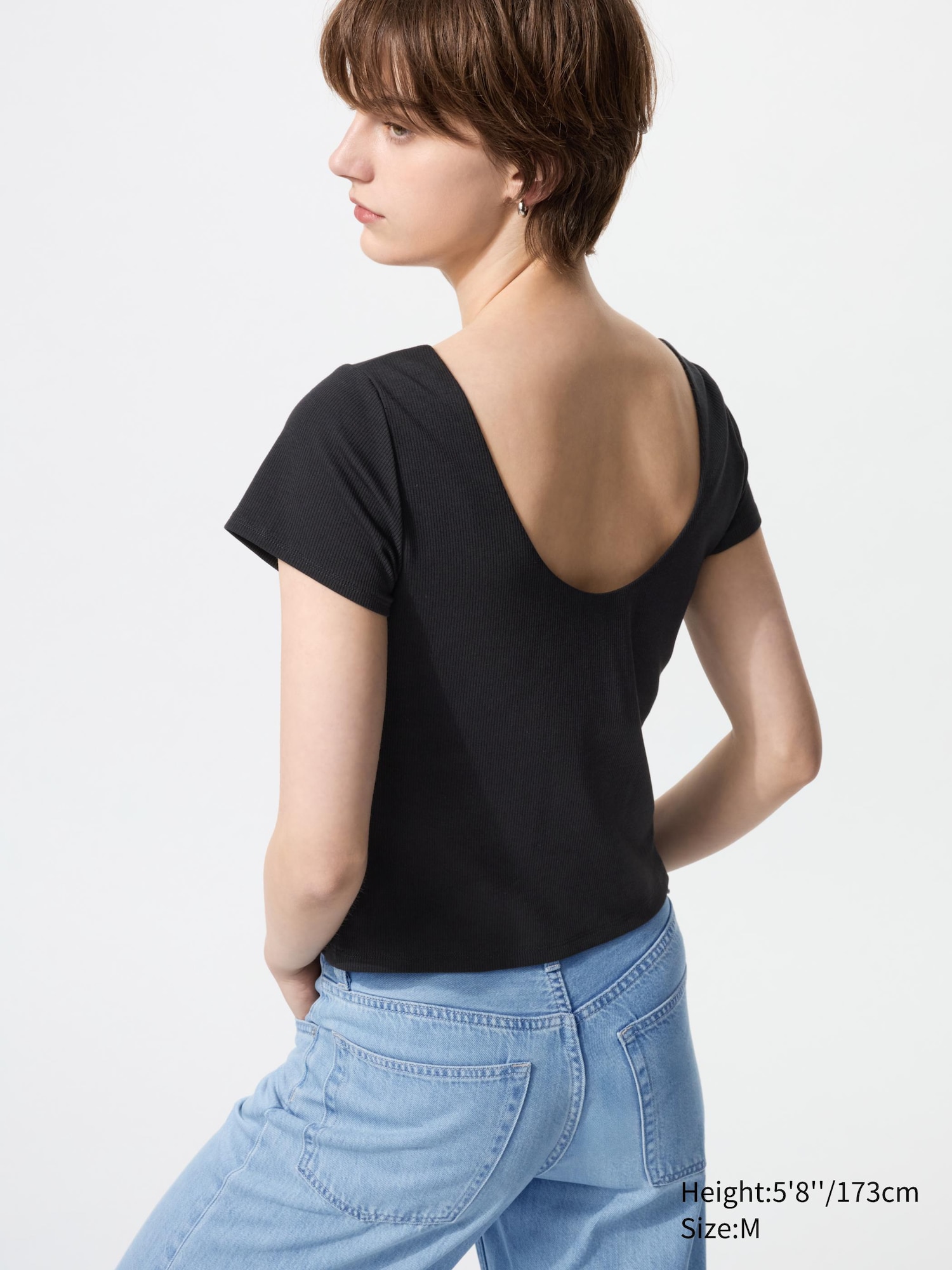 AIRism Cotton Low Back Bra T-Shirt