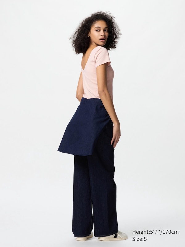 AIRism Cotton Low Back Bra T-Shirt