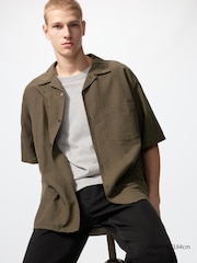 Cotton Linen Shirt | Short Sleeve
