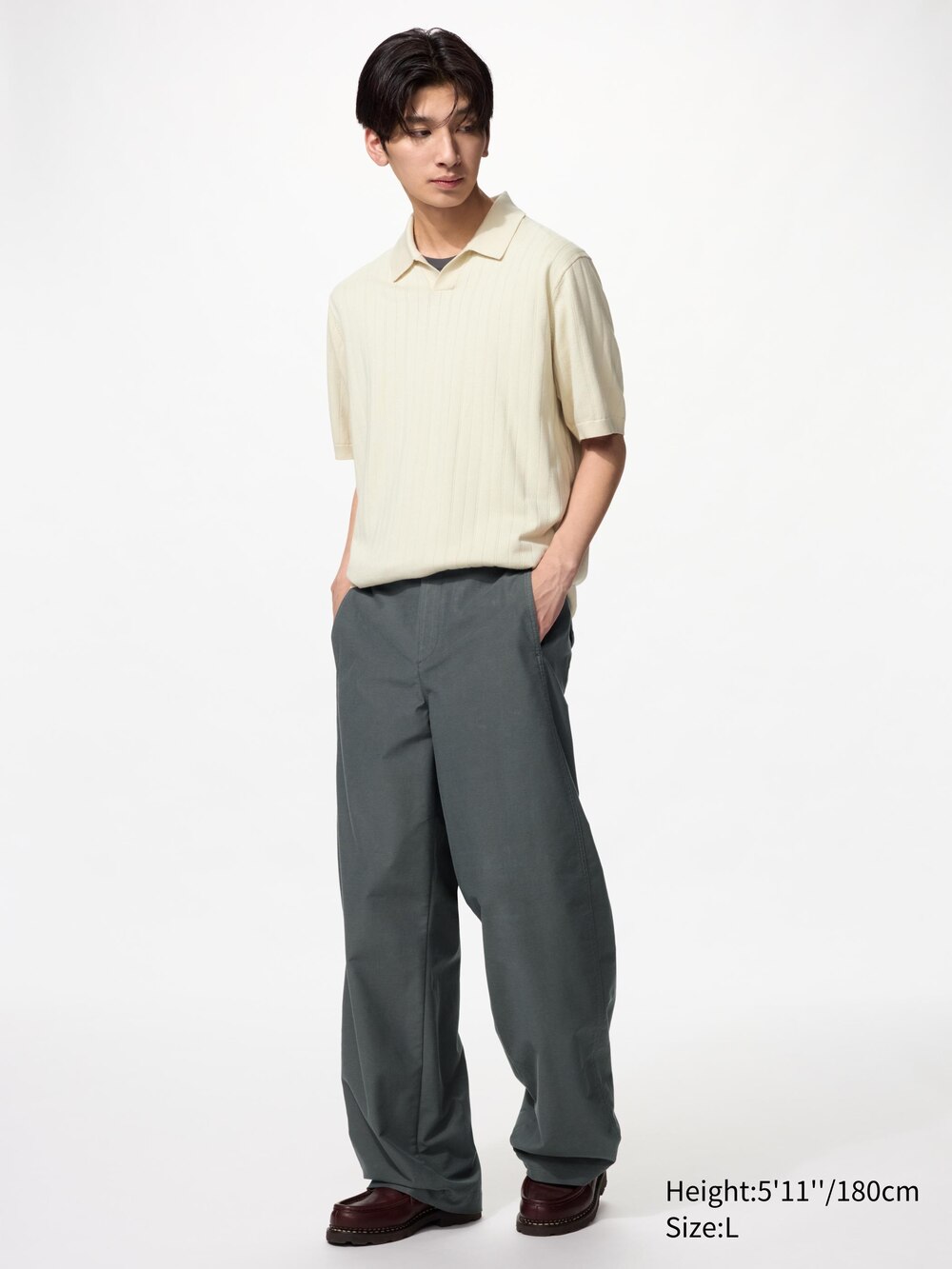 Uniqlo Jersey Barrel Pants | Tall — фото 2