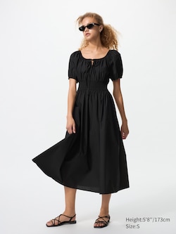 Volume Sleeve Dress