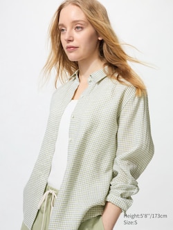 Premium Linen Shirt | Gingham