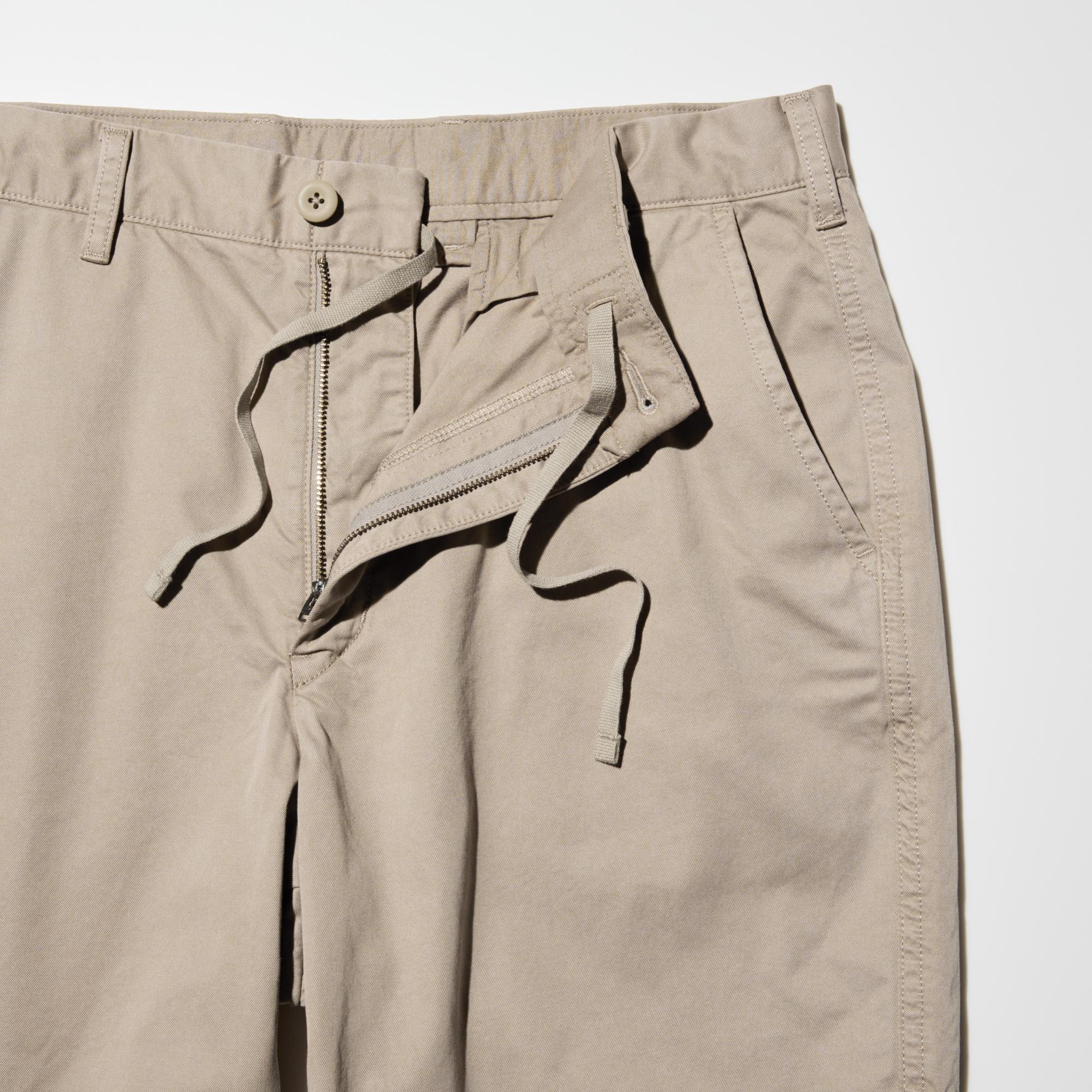 Waist drawstring for easy adjustment without a belt.