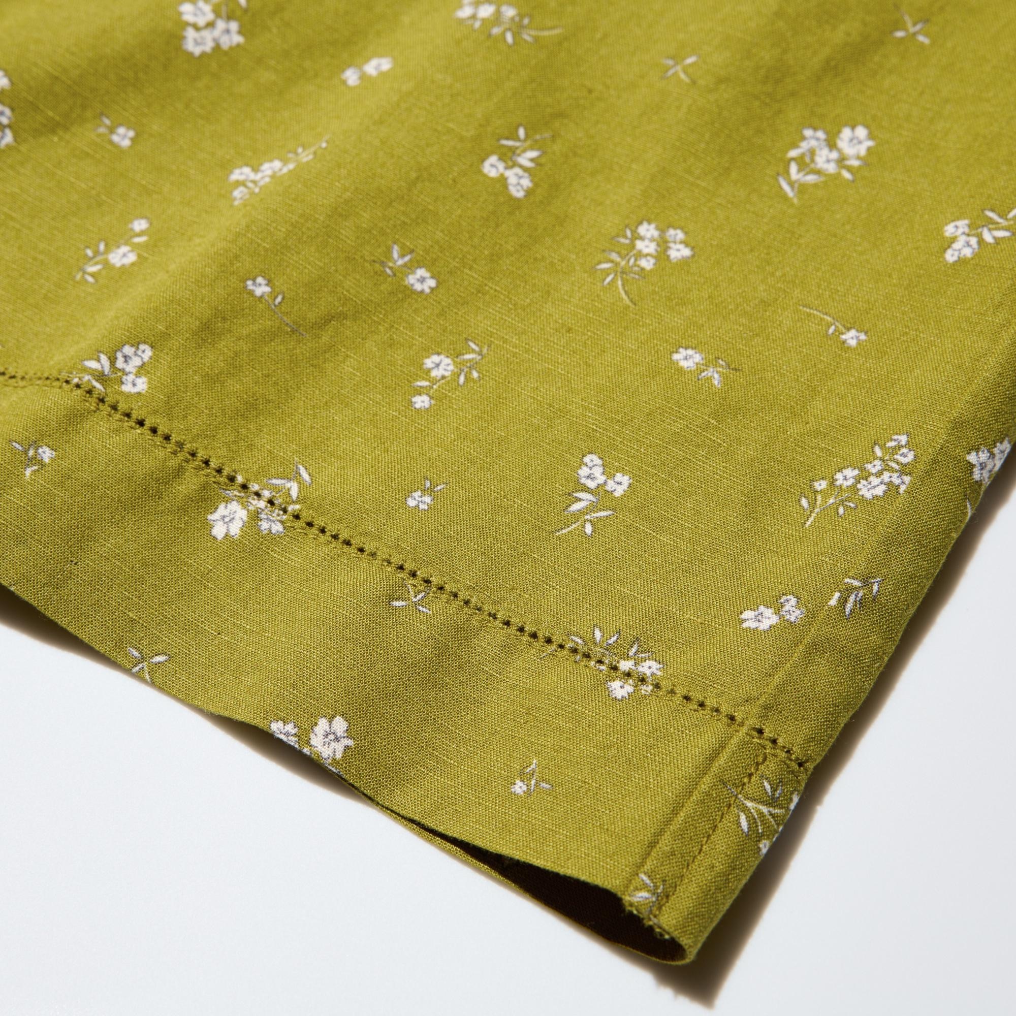 Linen Blend Volume Sleeve Blouse | Printed | UNIQLO US