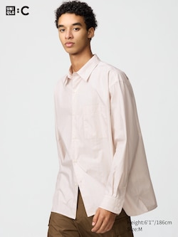 Broadcloth Oversized Shirt | Striped