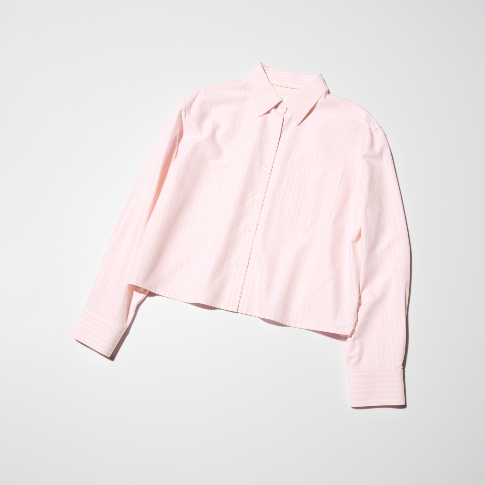 Women's Oxford Boxy Shirt | Striped | UNIQLO US