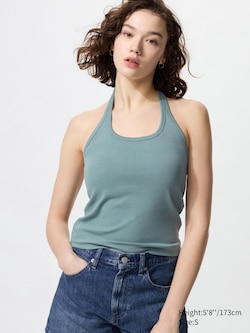 Open Back Halter Bra Top