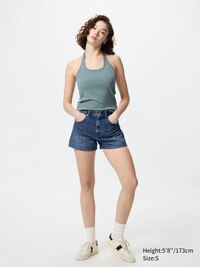 Open Back Halter Bra Top