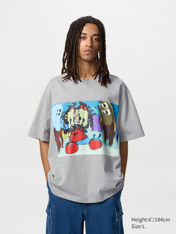 SpongeBob SquarePants Cactus Plant Flea Market UT Graphic T-Shirt