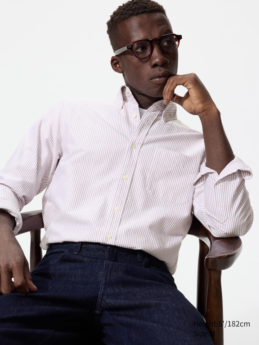 Oxford Slim Shirt | Striped_17