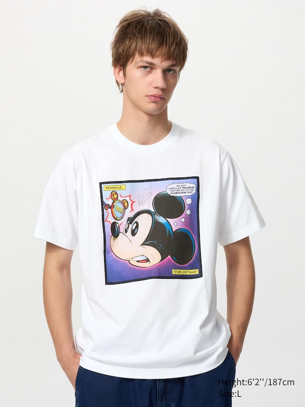 Disney's Mickey Faces UT Graphic T-Shirt