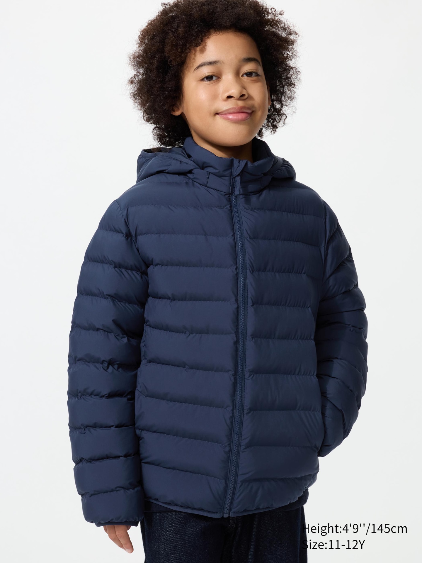 Детская стирающаяся парка Uniqlo Pufftech, цвет: Чёрный — фото 3